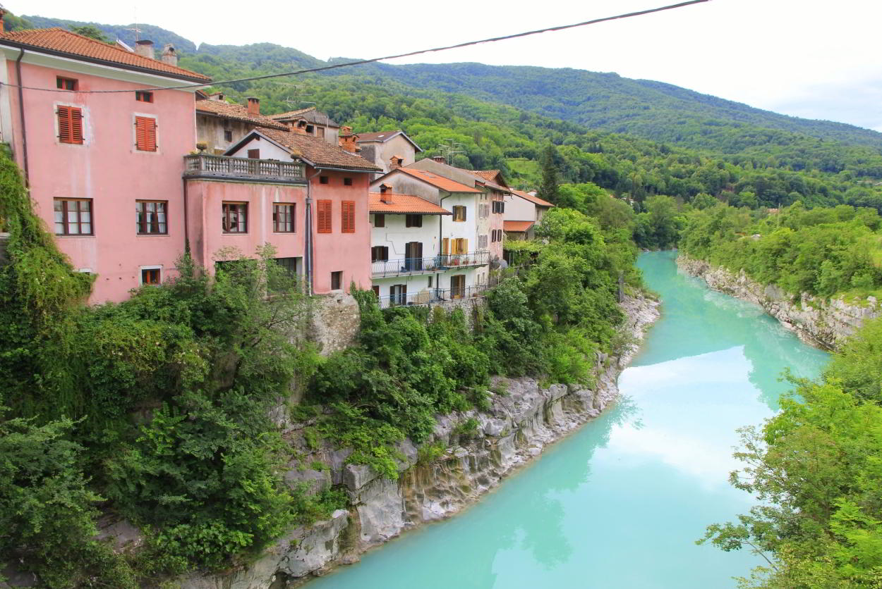 Soca rivier Slovenië