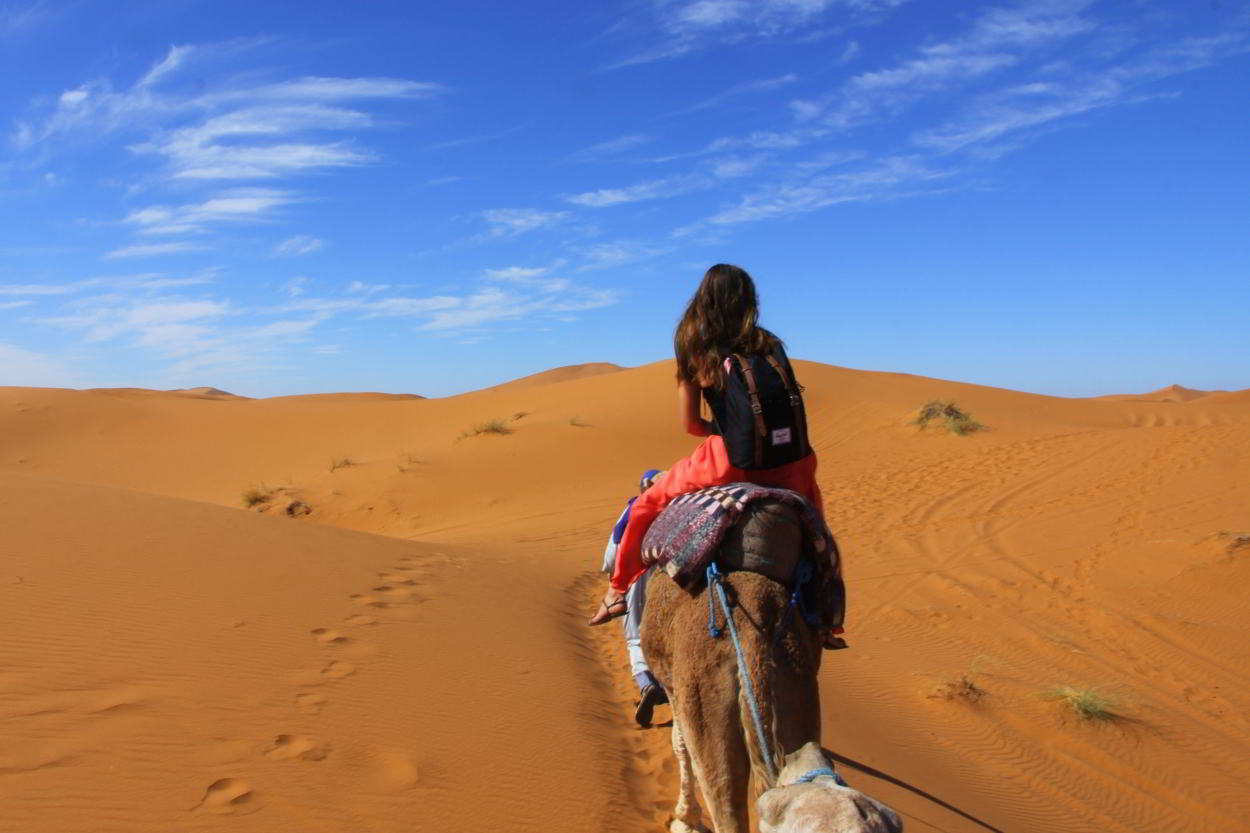 kamelen tocht marokko