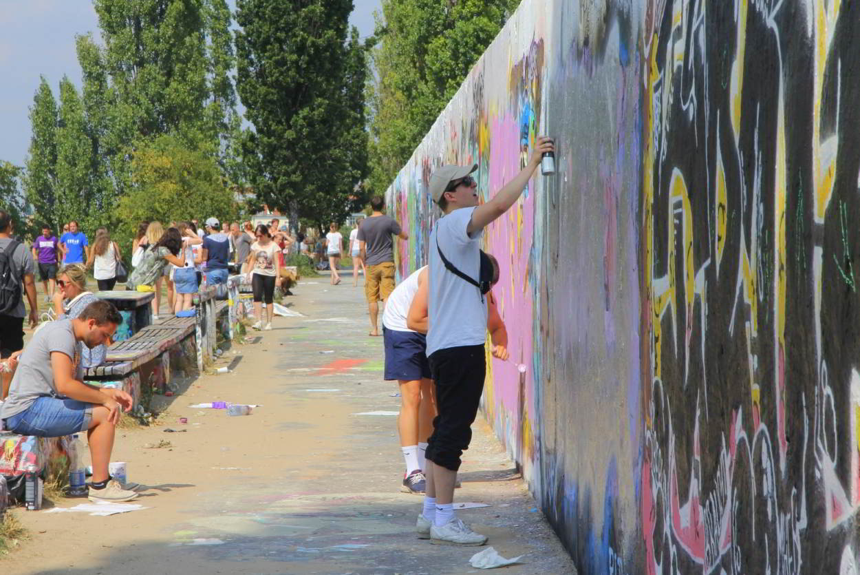 mauerpark muur berlijn