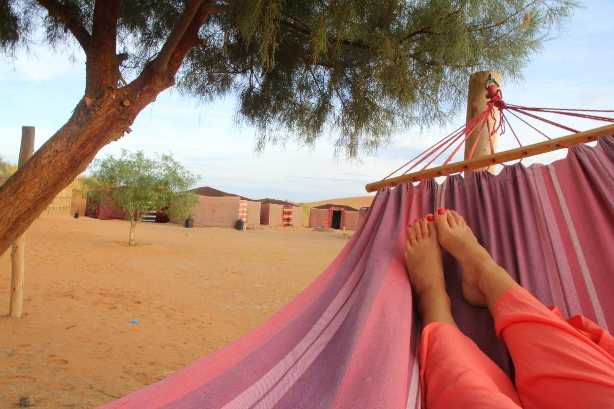 slapen in woestijn marokko