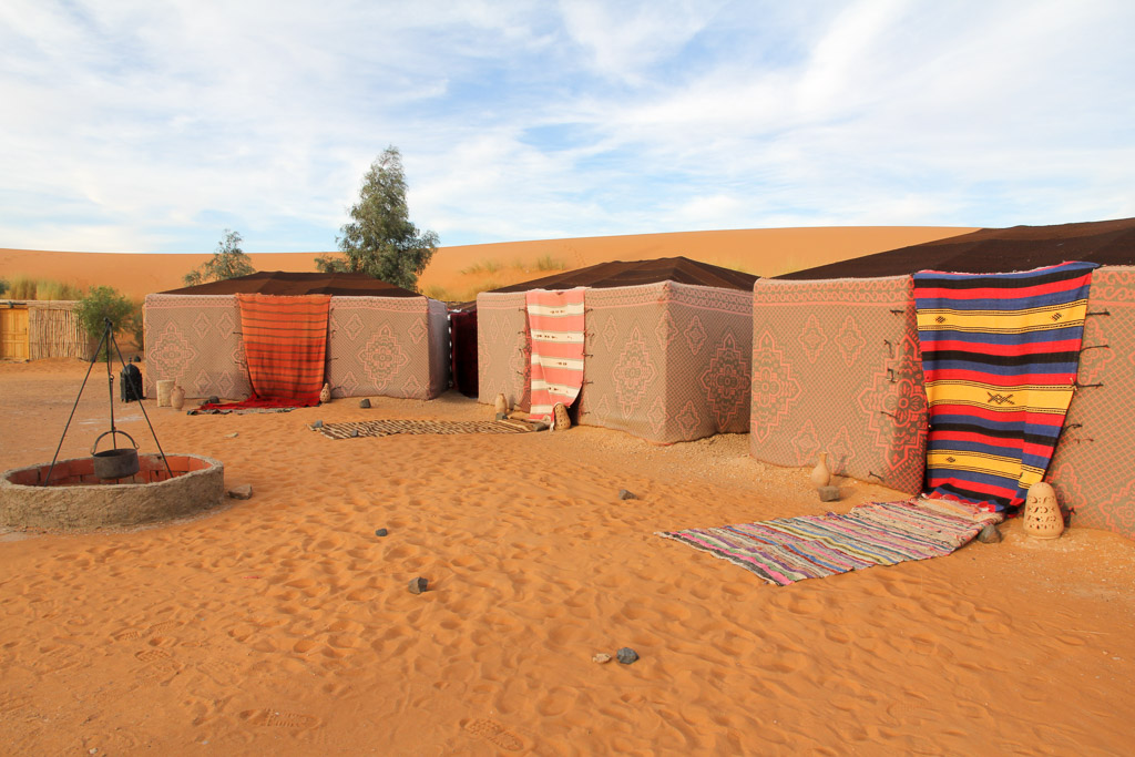 slapen in woestijn marokko