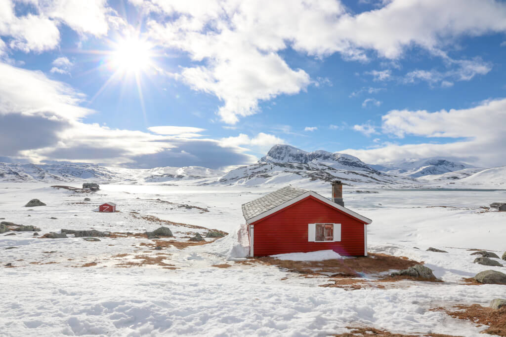 winter noorwegen landschap